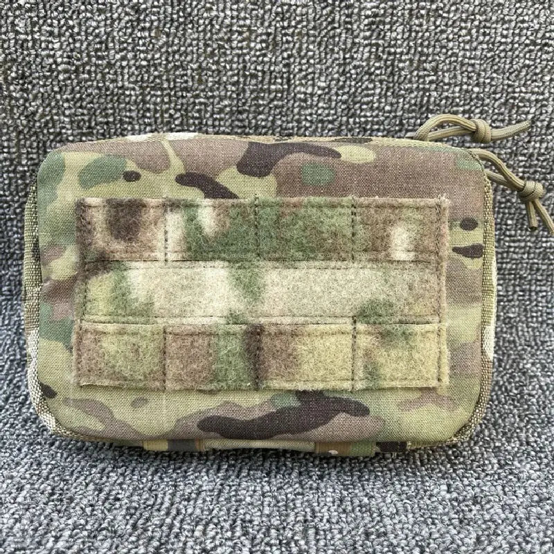 Tactical Map Pouch Airsoft Multicam 500D EDC Molle Admin Bag Combat Gear Outdoor Hunting Tool Storage Bag