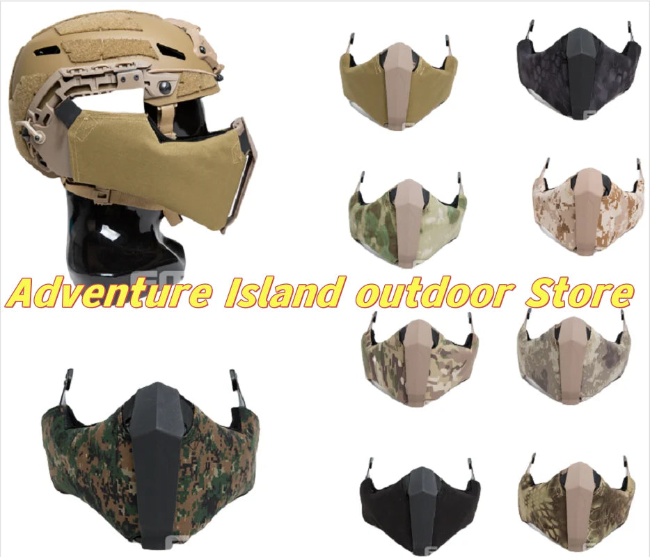 Outdoor Sports - FAST Helmet Rail Special Protective Face Mask For Face Protection