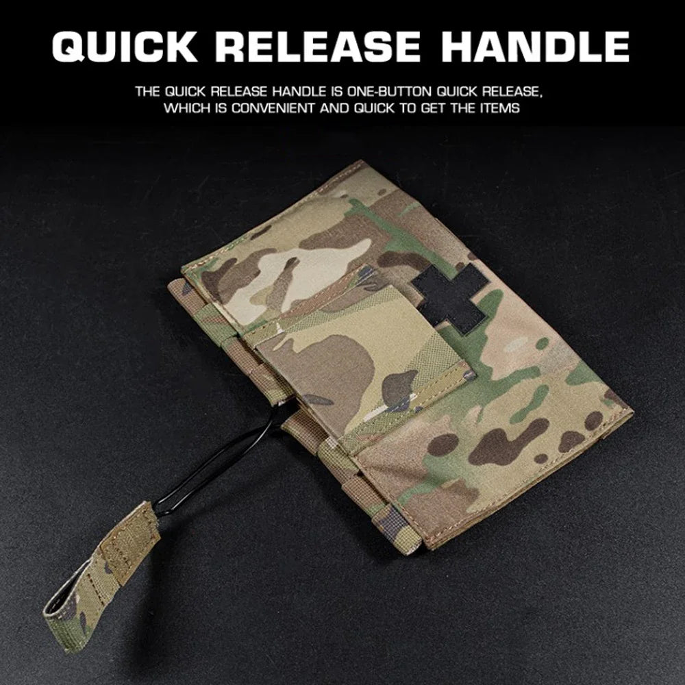 IFAK Medical Kit SEAL Style Tactical Modular Quick Release MOLLE Bag Hunting Vest Emergency Belt Outdoor Medical Survival Kit