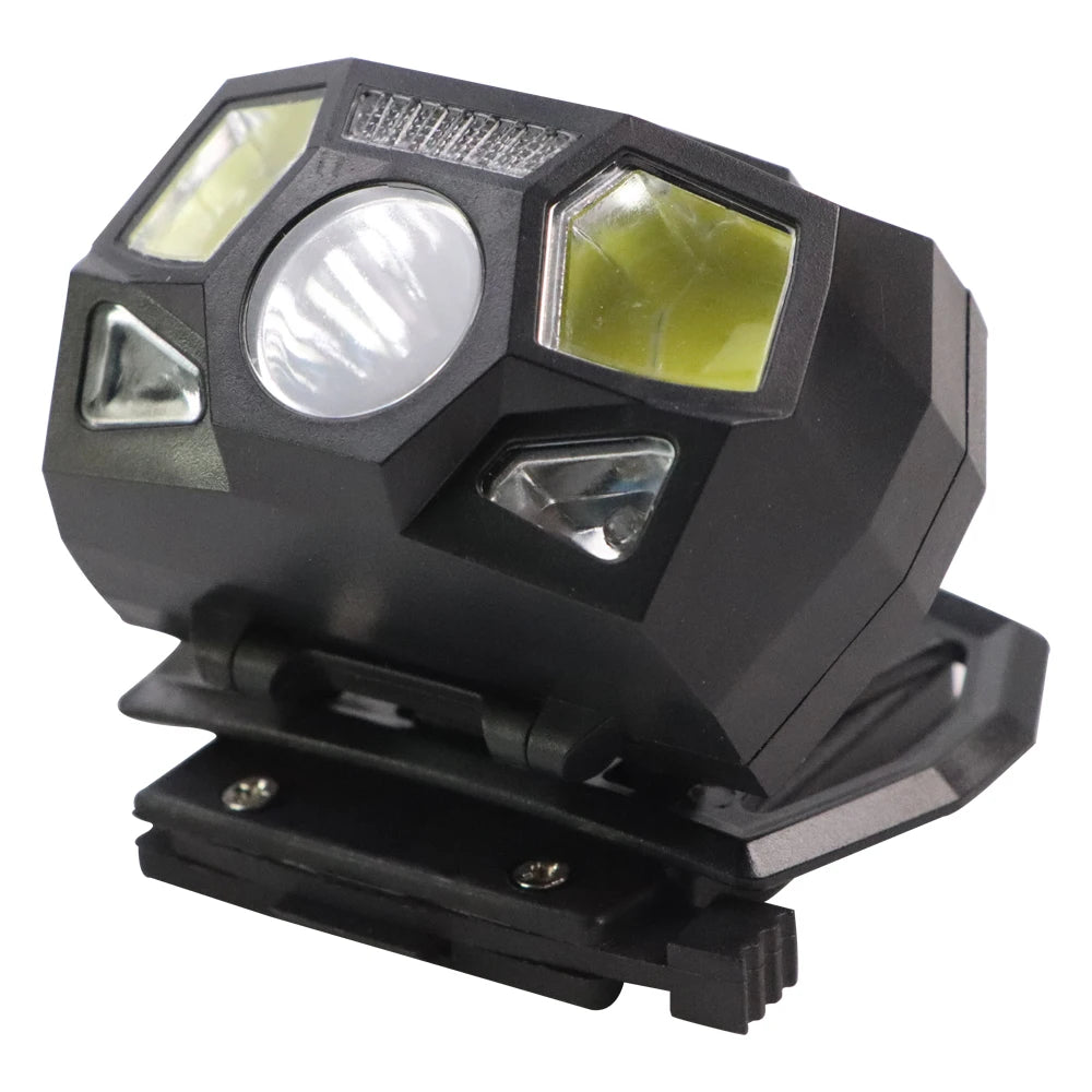 JOAXOR Mounted LED Tactical Helmet NVG Shield Mounted Light USB Charging Induction Suitable for Outdoor Hunting and Fishing