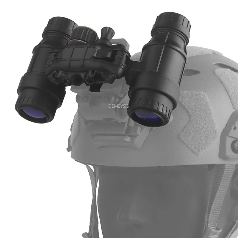 Tactical Helmet NVG Dummy Model No Function DTNVS Night Vision Goggles Model Folding Dummy Binocular for Cosplay Hunting Helmet
