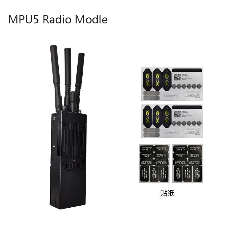 Tactical MPU5 Dummy Model Radio Case DIY Walkie-Talkie Transceiver Interphone Models Detachable For Outdoor Tactical Equipment
