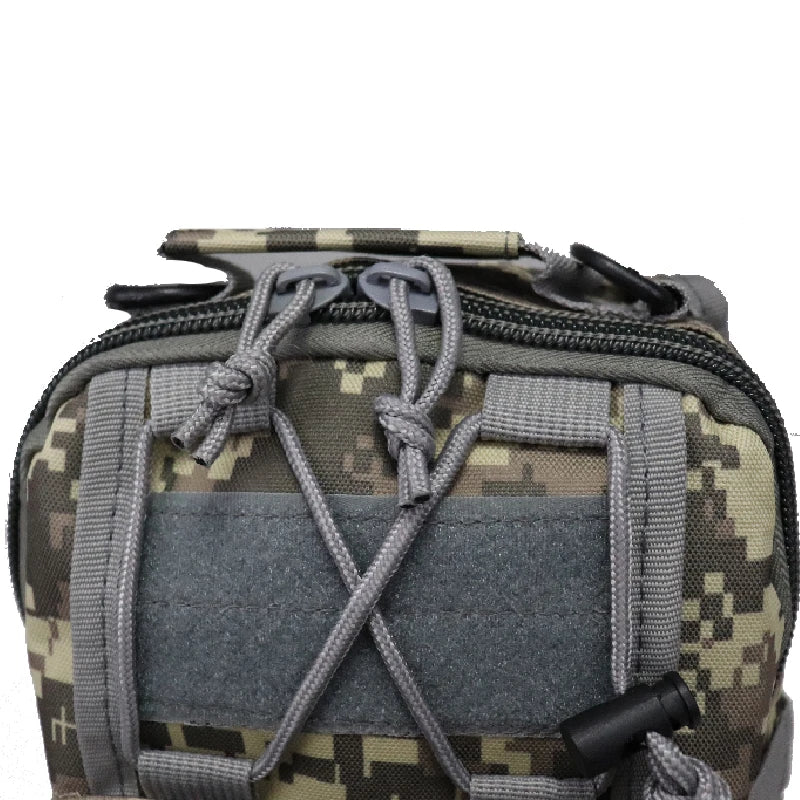Tactical Men Chest Bag Hiking Climbing Outdoor Sports Shoulder Bags Camouflage Crossbody Bag Oxford Rucksack