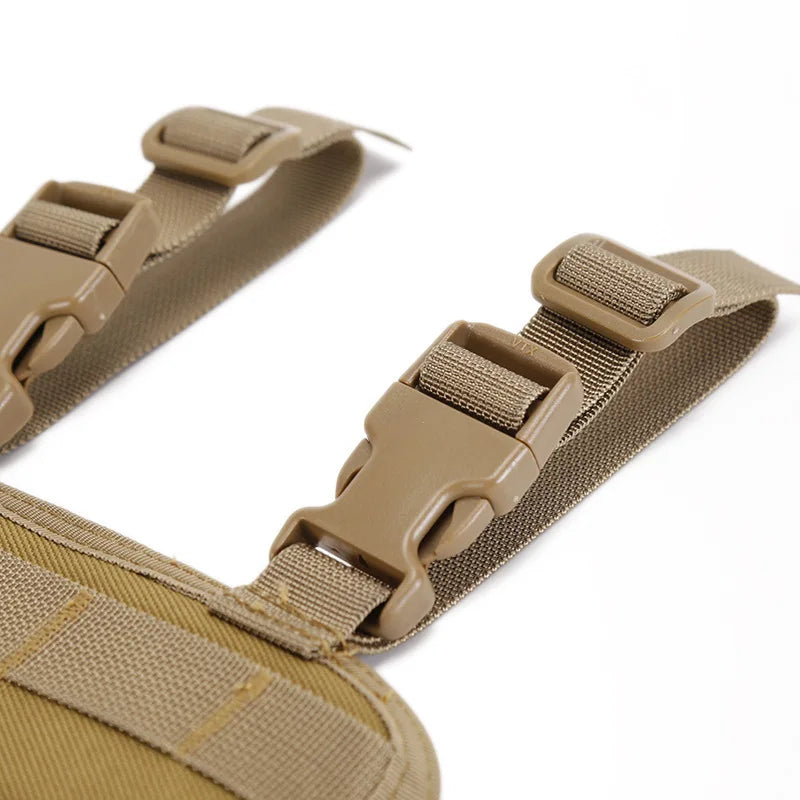 Tactical Drop Leg Platform Molle Adjustable Thigh Leg Panel Hanging Board Portable Cartridge Clip Pouch Leggings Pannier