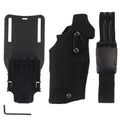 6354DO Tactical Pistol Holster for Glock 17/19 with X300/X300U Flashlight Airsoft -832 ALS Quick Release Leggings Holster