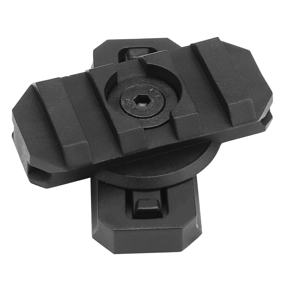 1Pair Helmet Side Rail Mount Adapter Adjustable 360 Degrees Rotation ARC Guide for Tactical Fast Helmet 19mm Picany Slot