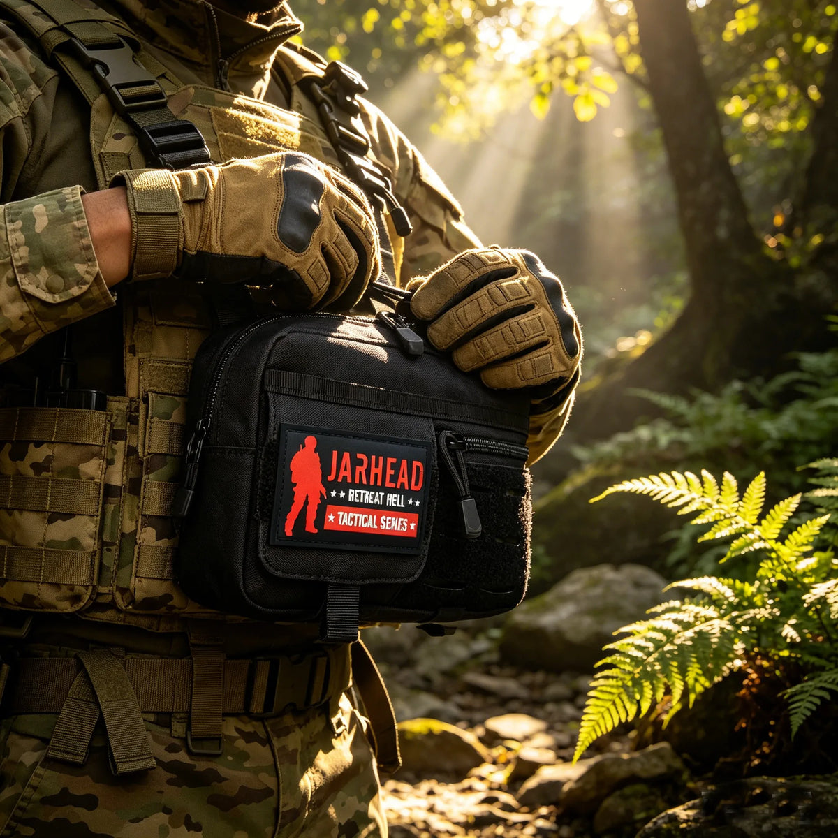 Tactical Molle Horizontal Admin Pouch with Front Drawstring Pocket EMT Pouch EDC Utility Orgaznier Bag Hunting Fanny Pack