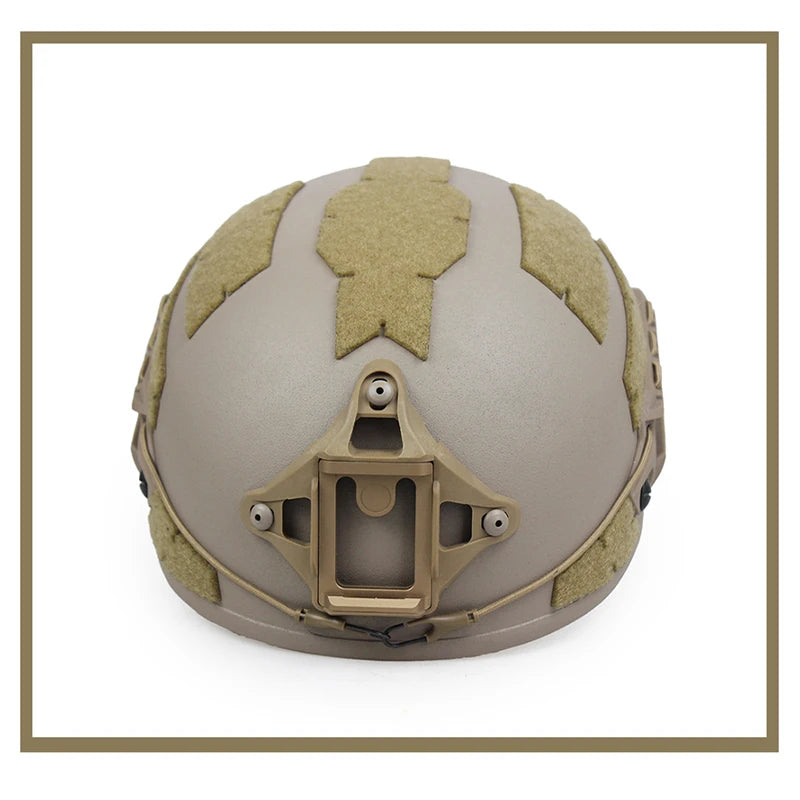 Aramid Ultra High Molecular Weight Ballistic Helmet Sandy