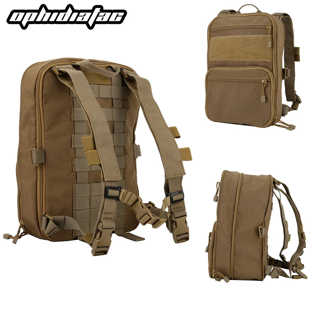 OPHIDIAN  Backpack Hydration Carrier Molle Pouch Variable Capacity Gear Multipurpose Vest Assault Softback