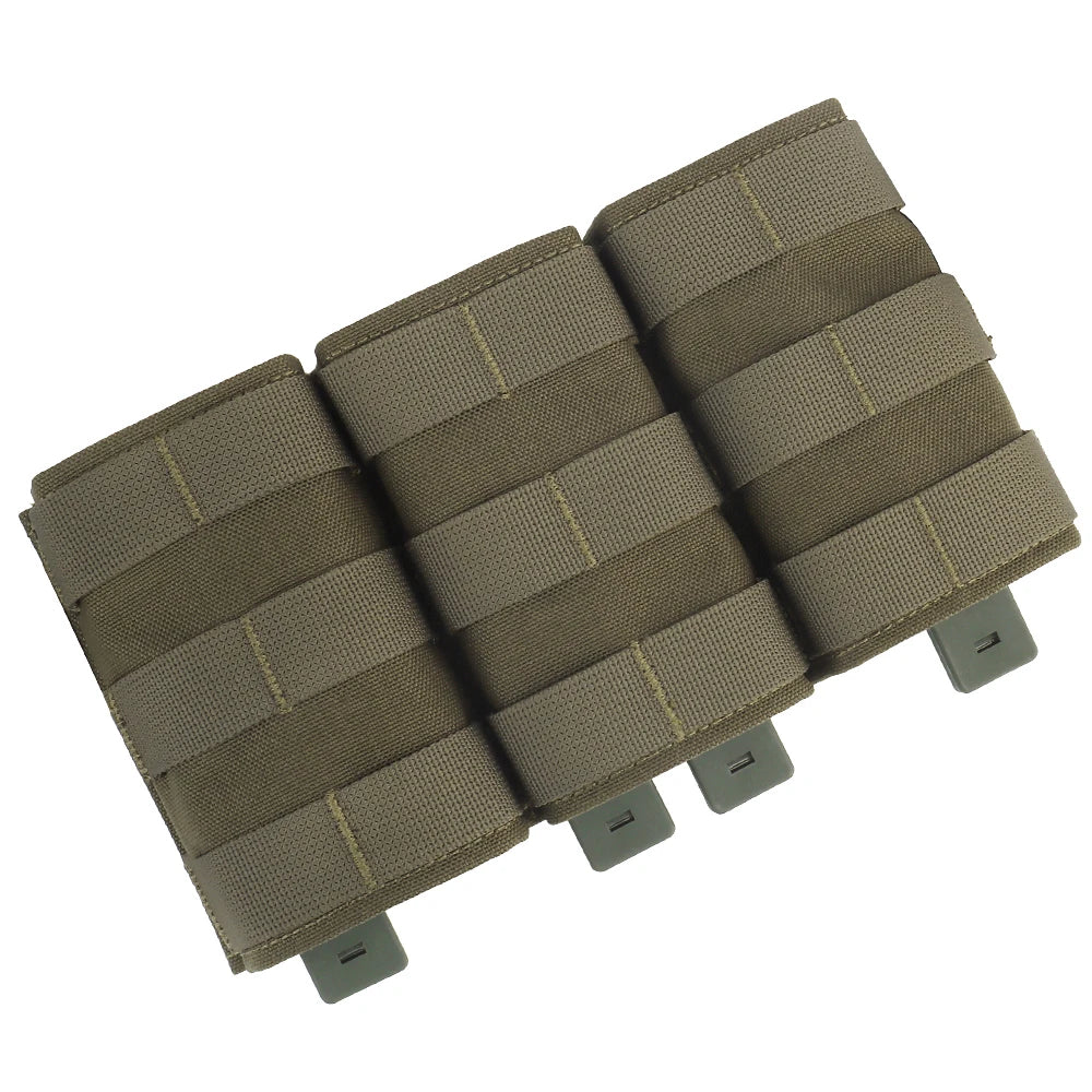 Tactical Molle 7.62 Triple Magazine Pouch Medium Open Top KYWI Kydex Wedge Insert Mag Pouch Holder Hunting Accessories
