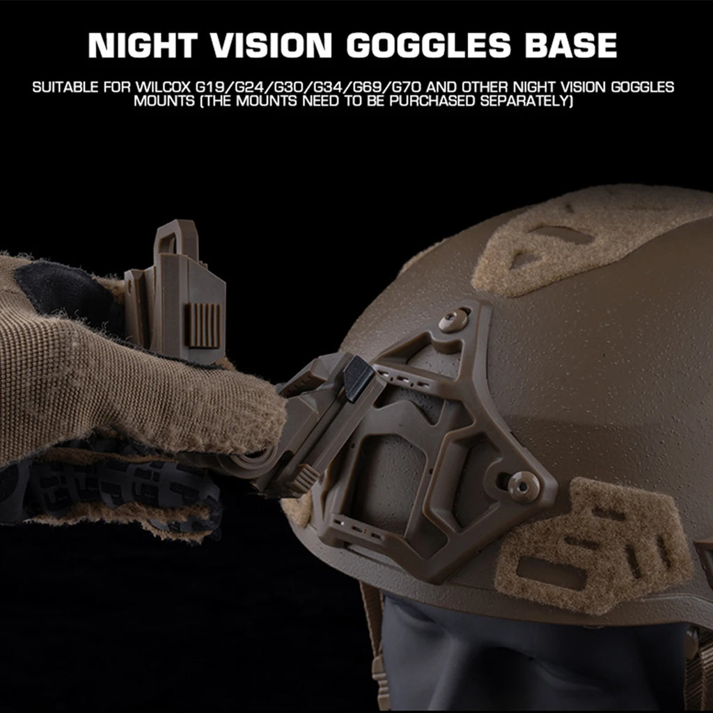 Lightweight Night Vision Goggles Bracket Tactical Airgun Helmet Accessories for G19 /G24/G30/G34/G70 Night Vision Goggles Base