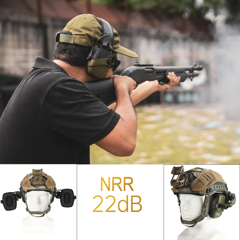 Tactical Electronic Shooting Earmuff Anti-noise Headphone Sound Amplification Hearing Protection Headset Hot Sale