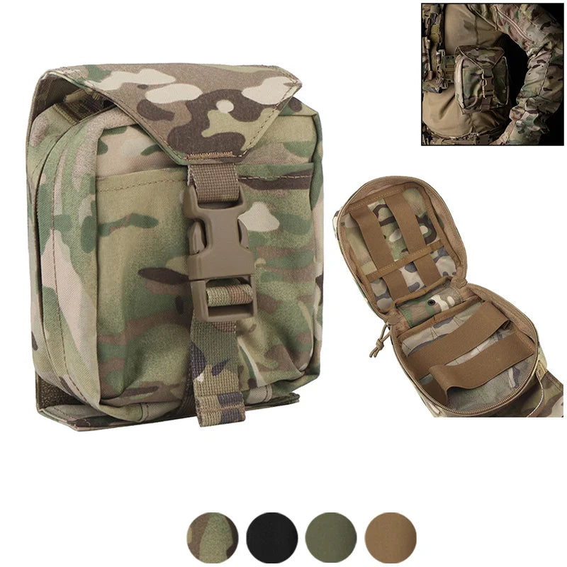 Emergency Rapid Deployment Medical Kit Multi Purpose First Aid Pouch for Outdoor Camping Survival Gear Essentials