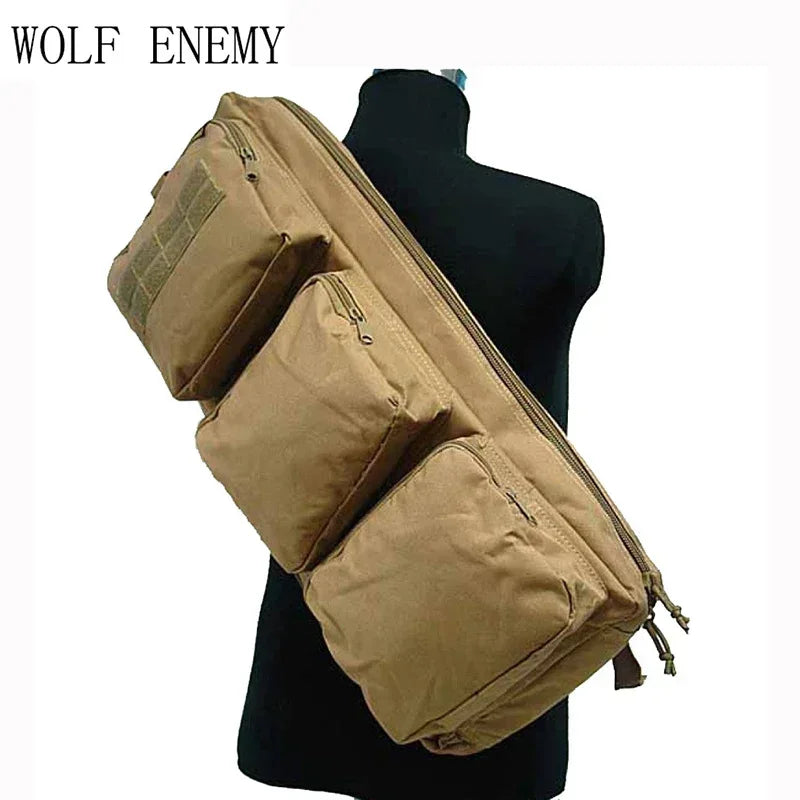 New Tactical 24" Rifle Gear Shoulder MP5 Sling Bag Backpack Black