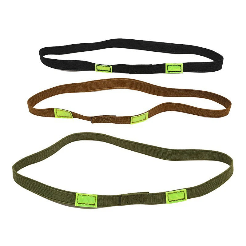 Outdoor Helmet Cat Eye Identifier ,Glow-in-the-Dark Helmet Band Elastic Reflective Strip for MICH/ACH/M88 Night Ops Accessory