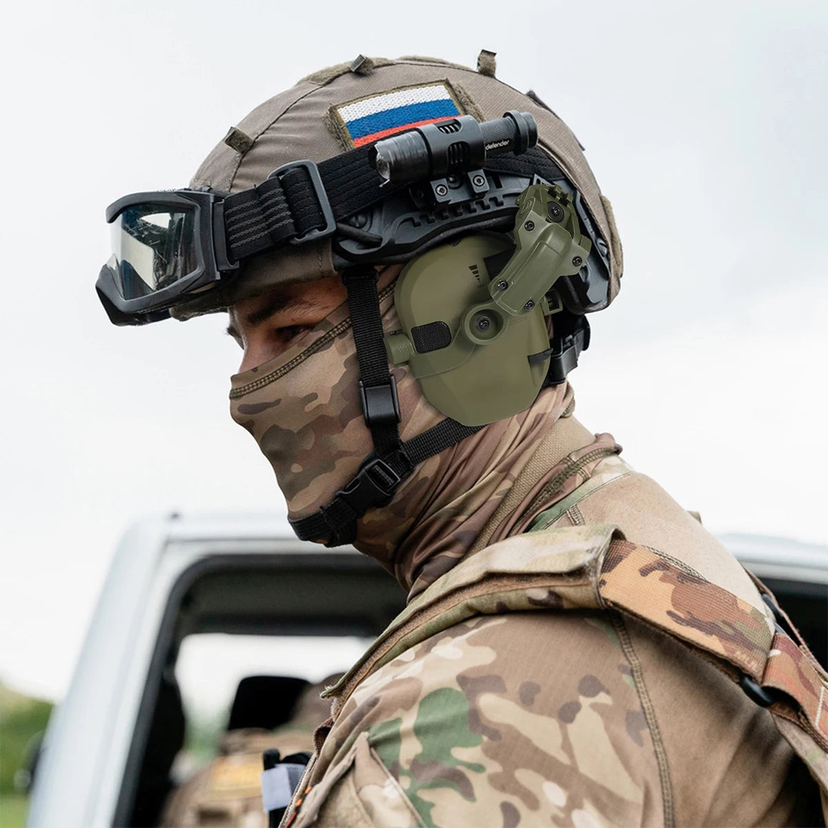 Shooting Earmuffs Tactical Hunting Headset Electronic Hearing Protector Active Noise Reduction Sound Pickup Headphone