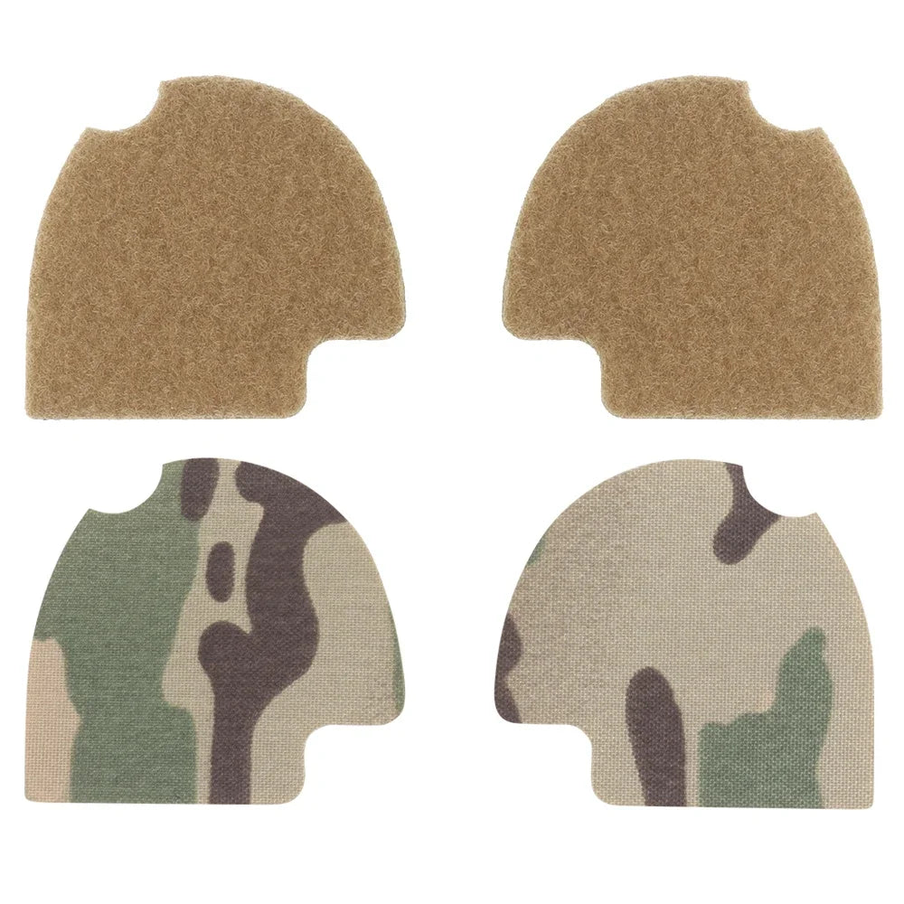 1Pair Hunting Headset Cable Storage Organizer Camouflage DIY Sticker Magic Patch for ComTac(ⅡⅢⅤⅥ) Hunting Shooting  Headphon