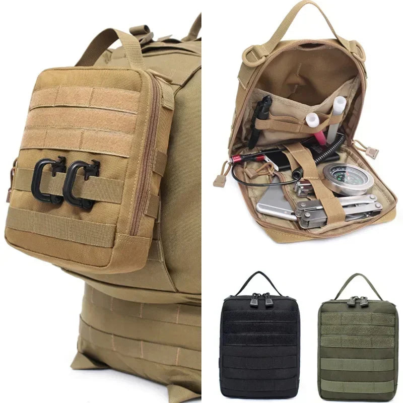 Tactical backpack Molle tool bag practical accessories storage handbag outdoor hunting camping survival tool bag medical bag