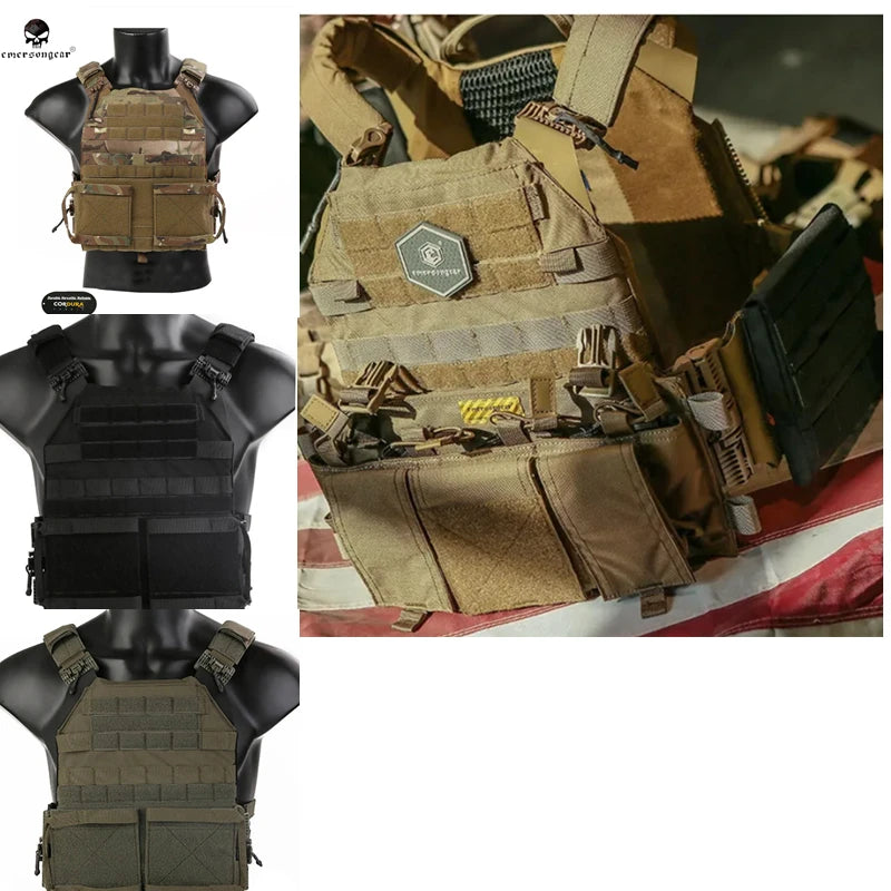 Emersongear Quick Release Tactical JPC2 Vest Armor Jumper Plate Carrier JPC2.0Molle  Hunting Vests Airsoft Plate Carrier Accesso