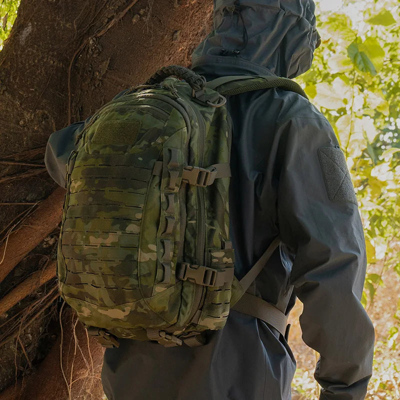 Tactical 25L Large Capacity Water Storage Pouch Assault Hunting Backpack for MOLLE System Multi-purpose Hiking Camping Travel