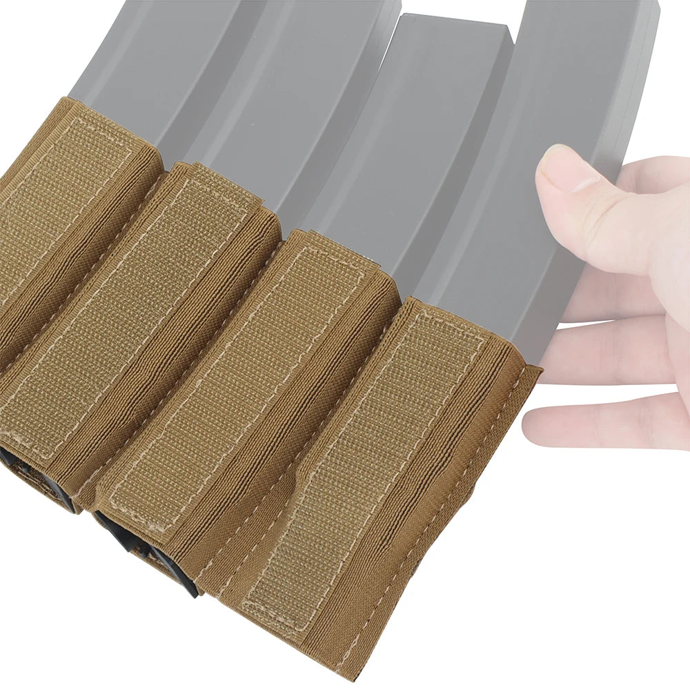 Outdoor MK4 chest hanging inner liner, 4-pack magazine bag, two sizes, suitable for MP5 respectively, MP7