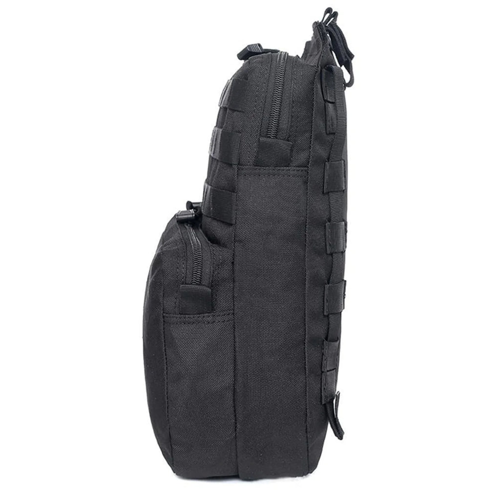 Molle Tactical Vest Plate Carrier Attachment Bag Expansion Pack Hydration Backpack Mini Hydration Backpack for Cycling, Hiking,