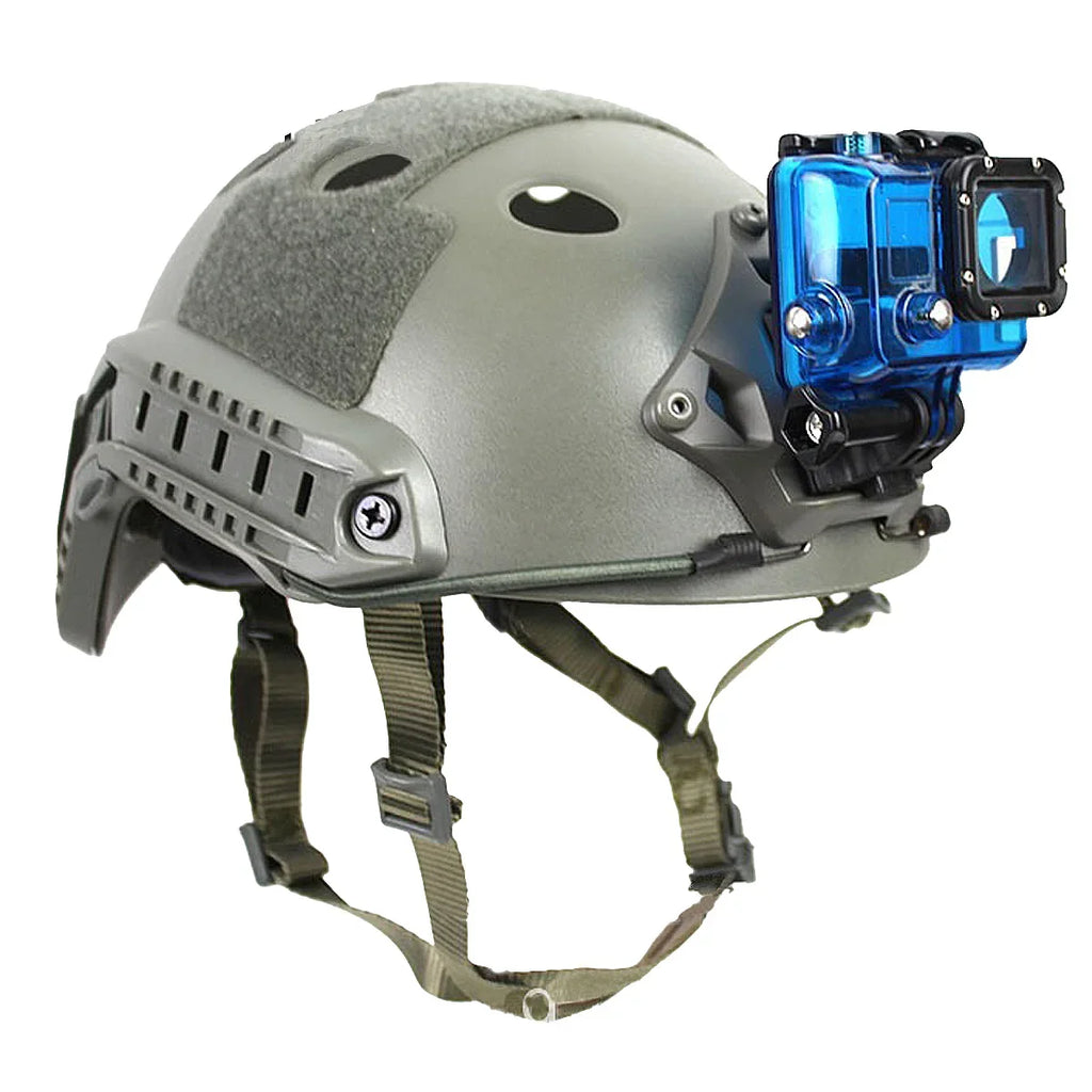 Tactical Helmet Base Adapter Fixed Mount For GoPro Hero Action Camera FAST/MICH/NVG Helmet Accessories Aluminum Fixed