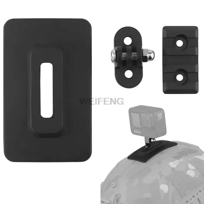 Tactical Helmet Mounting Base Hook&Loop Carrier Base Shooting Night Vision Device Mount Adapter Helmet Accessories