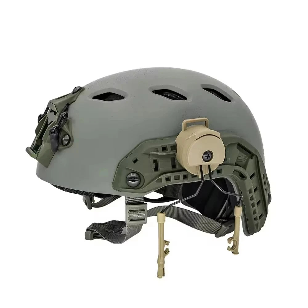 Tactical Headset Bracket Fast Ops Core Helmet ARC Rail Adapter Set fit for Comtac II Series Noise Cancelling Headset