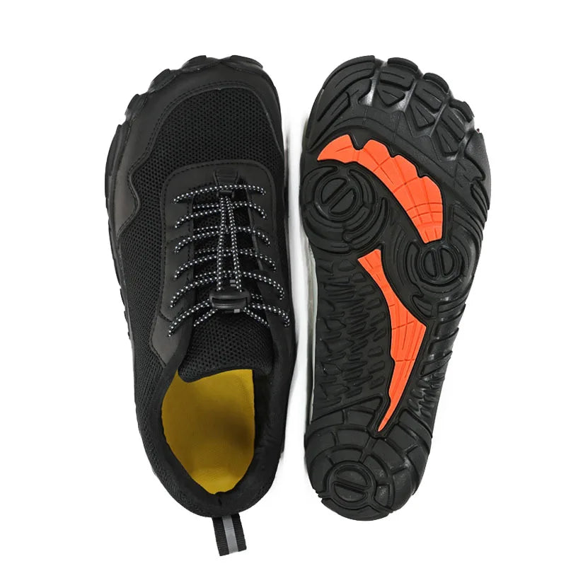 Men and Women Trail Running Barefoot Shoes Five Finger Walking Shoes Outdoor Breathable Quick Dry Men's Trekking Shoes Sneaker