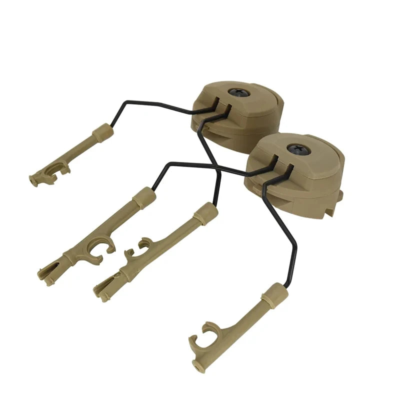 Tactical Rail Mounts Headset Rail Adapter Headset Holder Set Bracket Headphone Mount Stand Comtac II Noise Cancelling H
