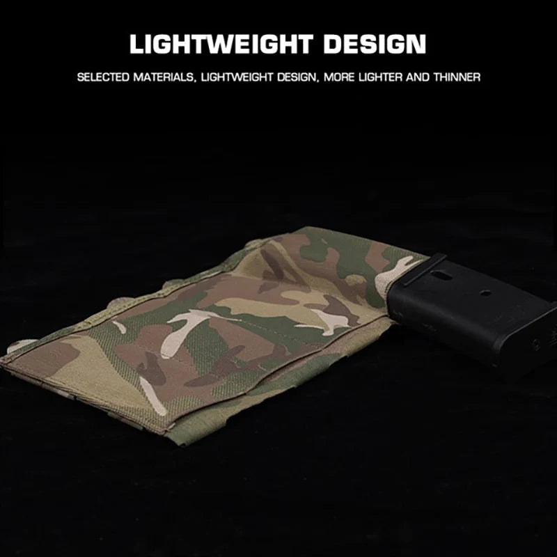 Tactical Quadruple Mag Pouch For MP5 MP7 KRISS Tactical Modular MOLLE SGM Fast Magazine Pouch Hunting Airsoft Vest Accessories
