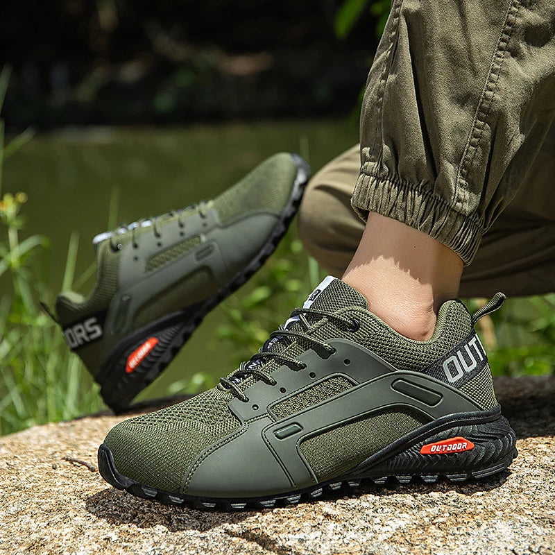 Men's Breathable Hiking Shoes Outdoor Sports Shoes Tactical Training Boots Men's Hiking And Hunting Tactical Sports Shoes