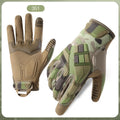Tactical Full Finger Gloves Touch Screen Breathable Impact Protection Gloves for Men Outdoor Cycling Climbing Gloves