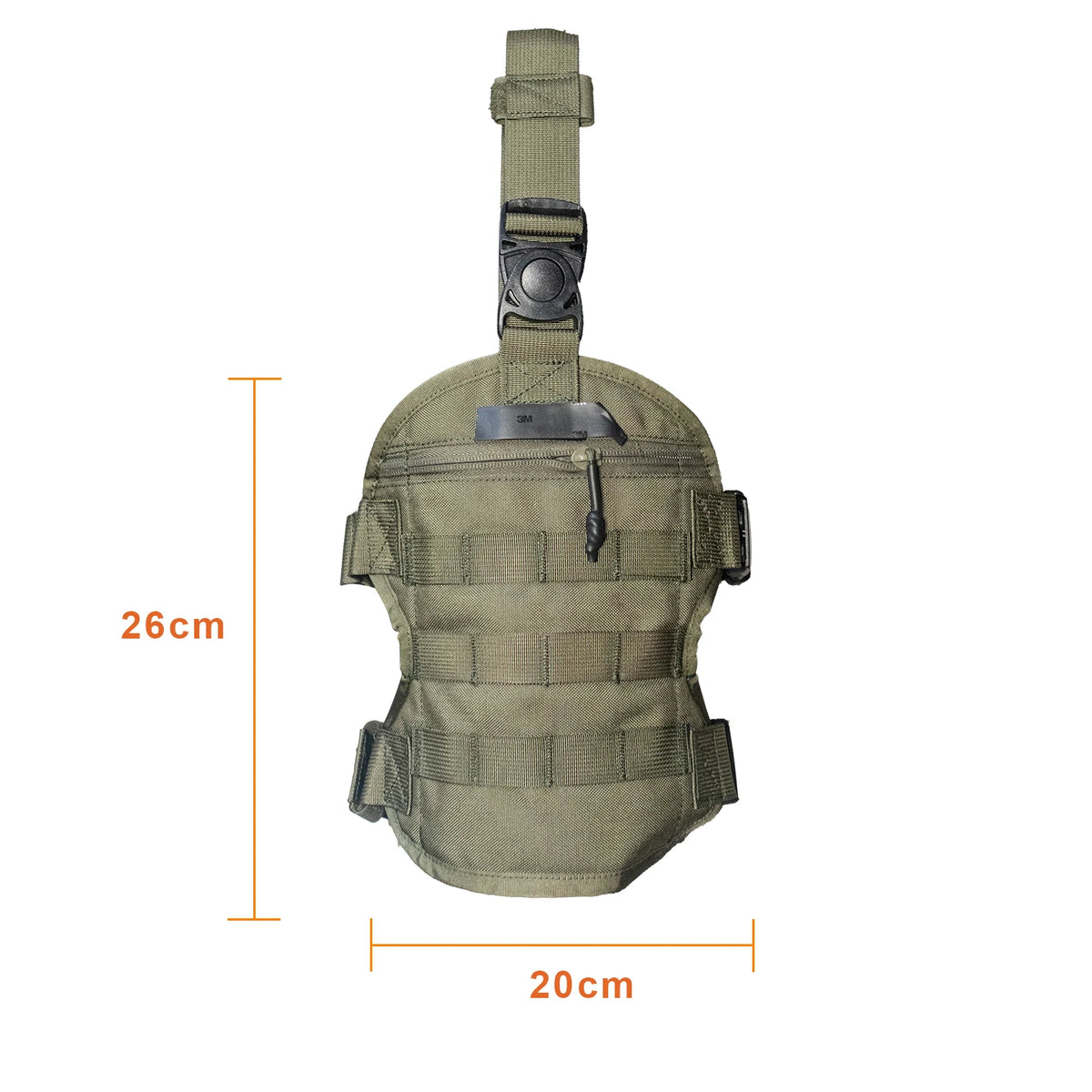 Tactical Drop Leg Platform Bag Adjustable MOLLE Thigh Rig Holster Pouch Outdoor Hunting Combat Leg Panel Utility Carry Pack