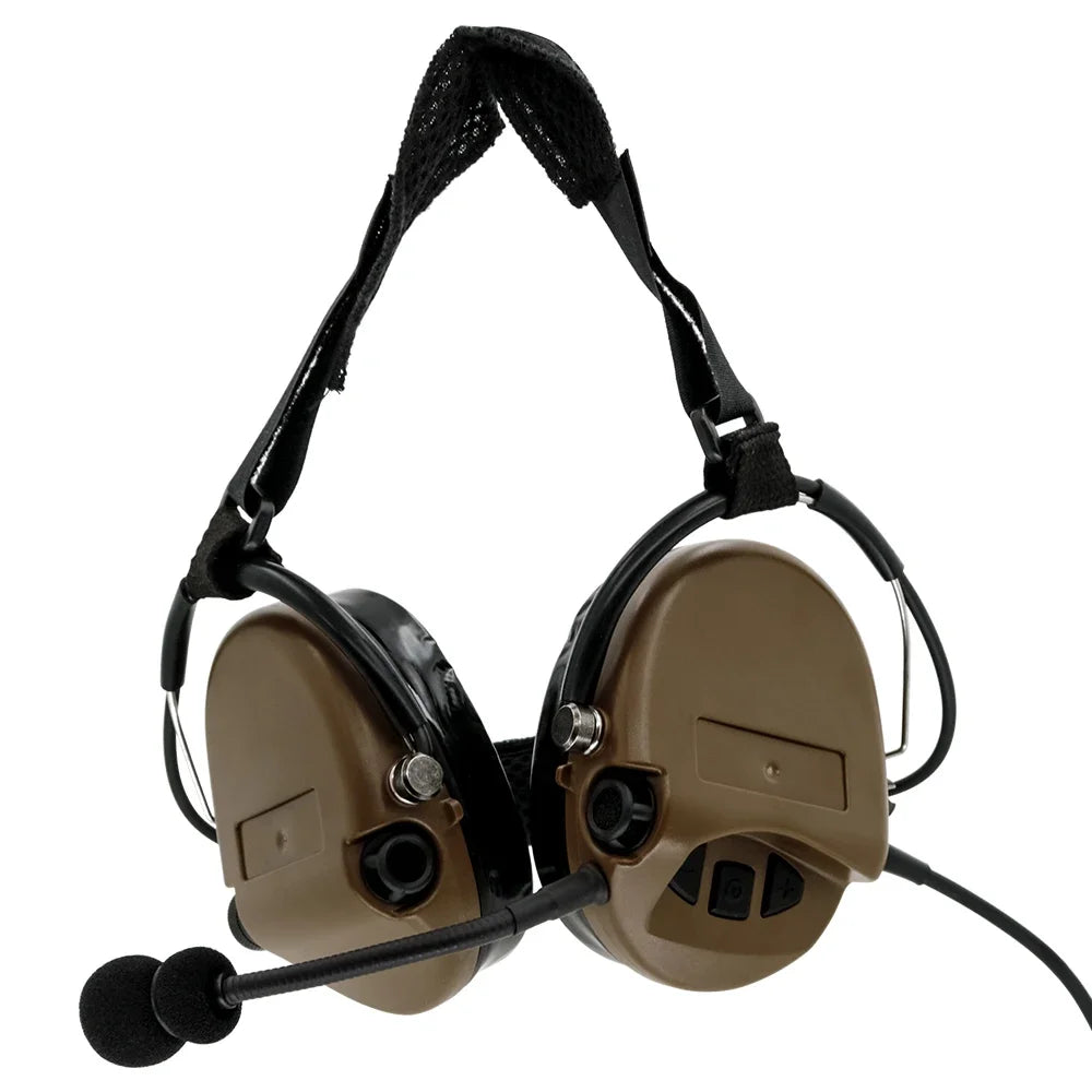 TCIHEADSET LIBERATOR II Gel Earmuffs SORDIN Airsoft Tactical Pickup Noise Cancelling Headphones