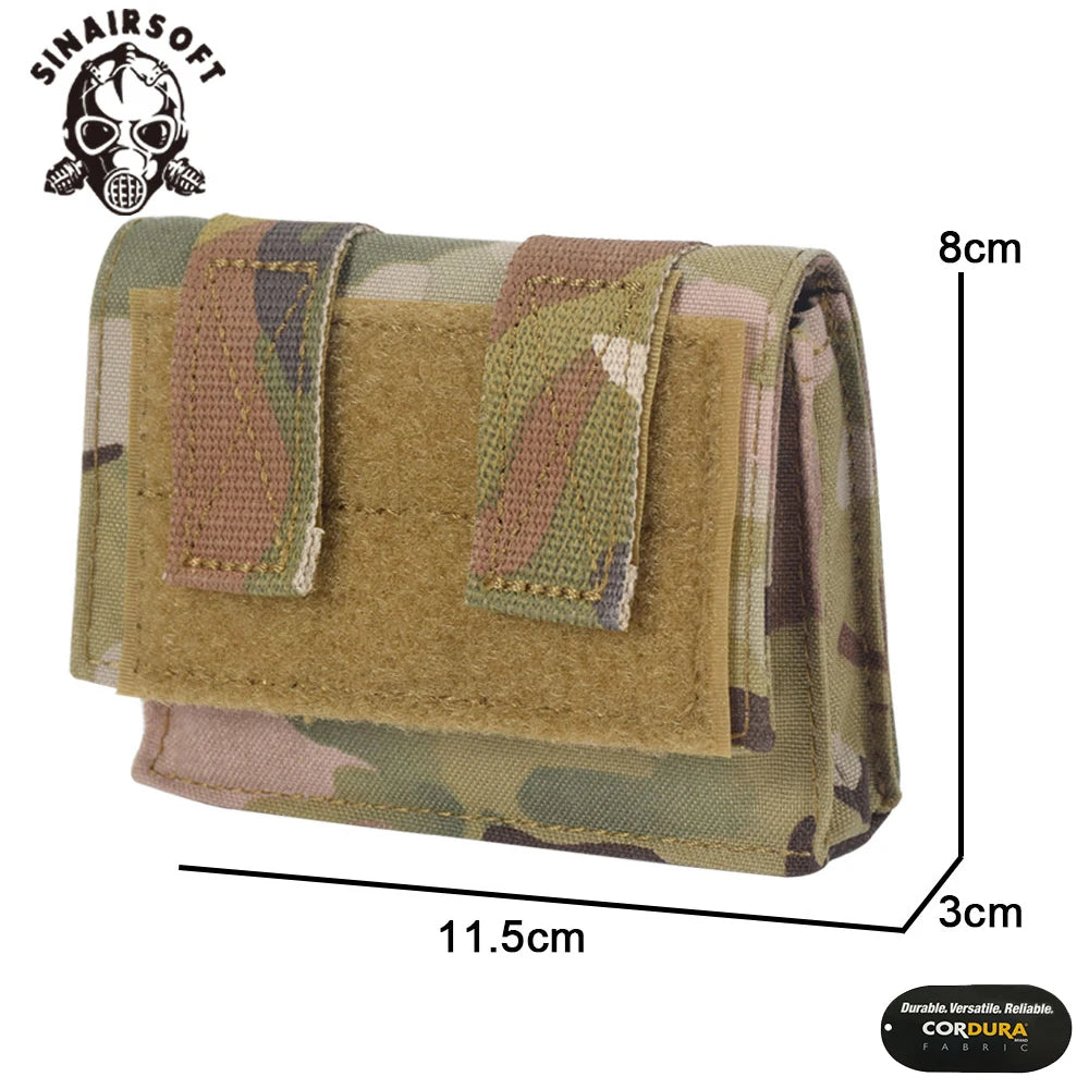 SINAIRSOFT Tactical FAST Helmet Utility Pouch Removable Rear Pouch NVG Counterweight Battery Pouch For Clothing Accessories