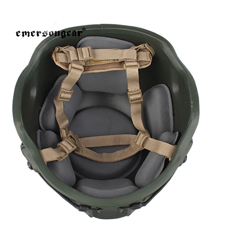 Emersongear Combat Helmet ACH MICH 2002 Helmet Protective Guard Gear Special Action Headwear Training Hunting ABS