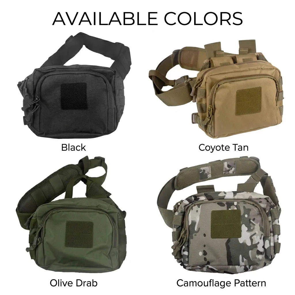 Tactical Crossbody Bag Water Resistant Military Shoulder Pack Multifunctional Storage Pouch for Hiking Travel EDC Outdoor Gear