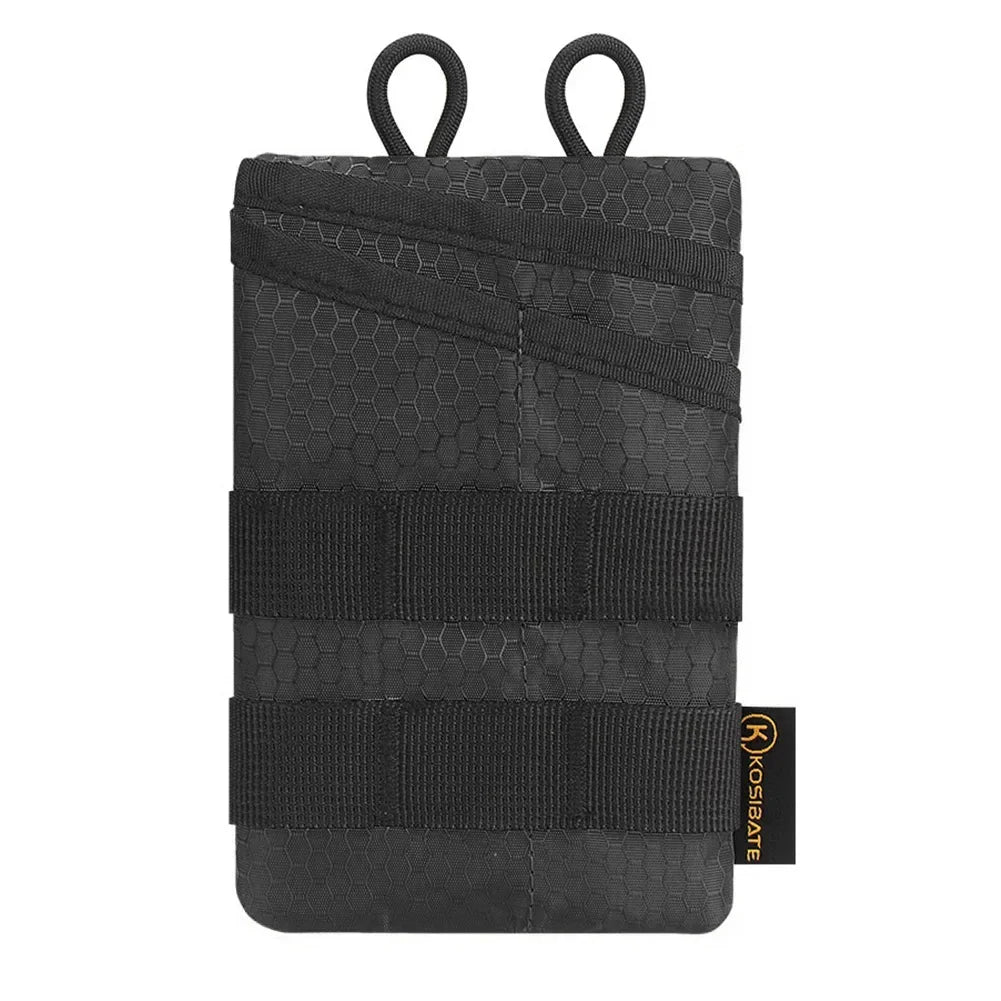 Tactical EDC Tool Bag Card Key Belt Waist Pack Pocket Mini Waist Fanny Bag Hiking Hunting Camping Outdoor Coin Purse Wallet