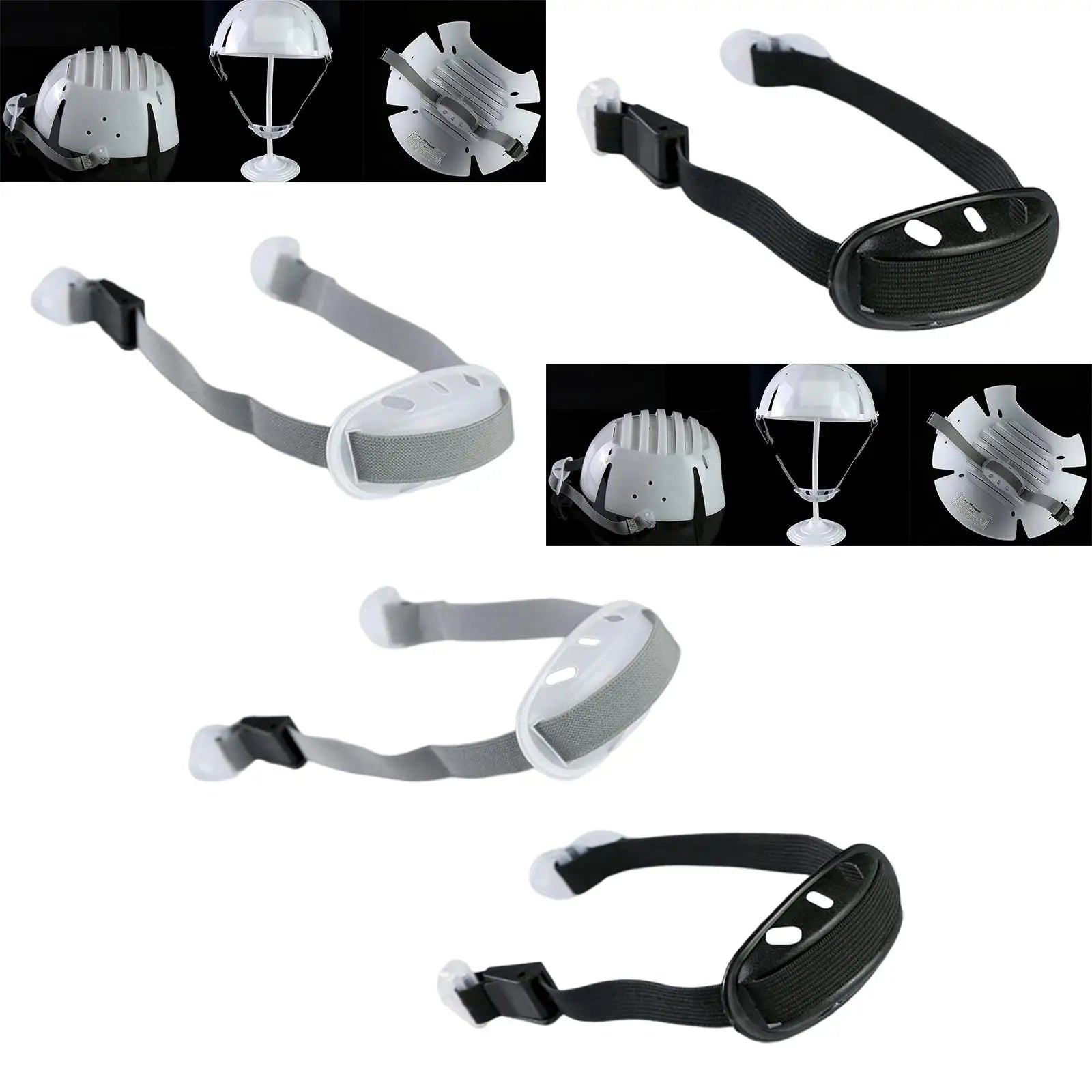 Helmet Chin Strap Chinstrap Easy to Install Hardhat Suspension for Exercise