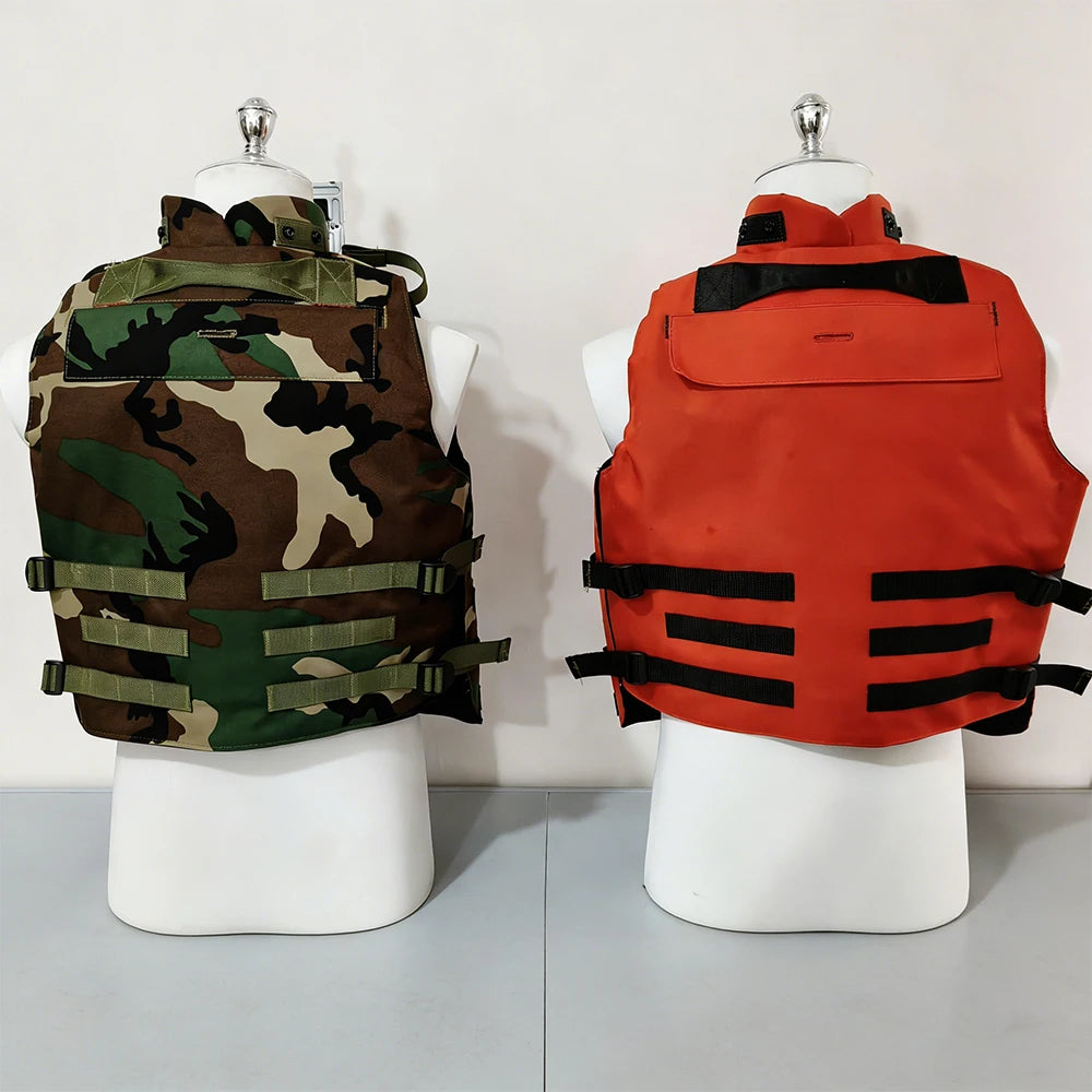 Tactical Combat Vest MOLLE Airsoft 500D Adjustable Shooting Training Protective Jacket Outdoor CS Hunting Paintball Equipment