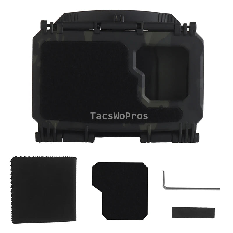 Tactical MOLLE Mobile Phone Box V2/V2 Plus Hunting Vest Plate Carrier Navigation Board CS Airsoft Paintball Wargame Phone Holder