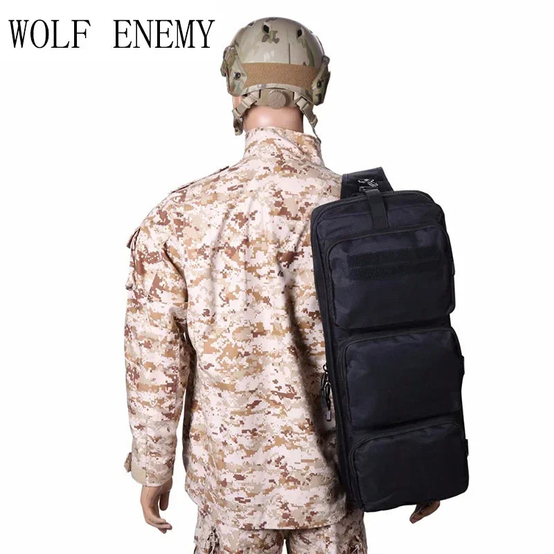 New Tactical 24" Rifle Gear Shoulder MP5 Sling Bag Backpack Black