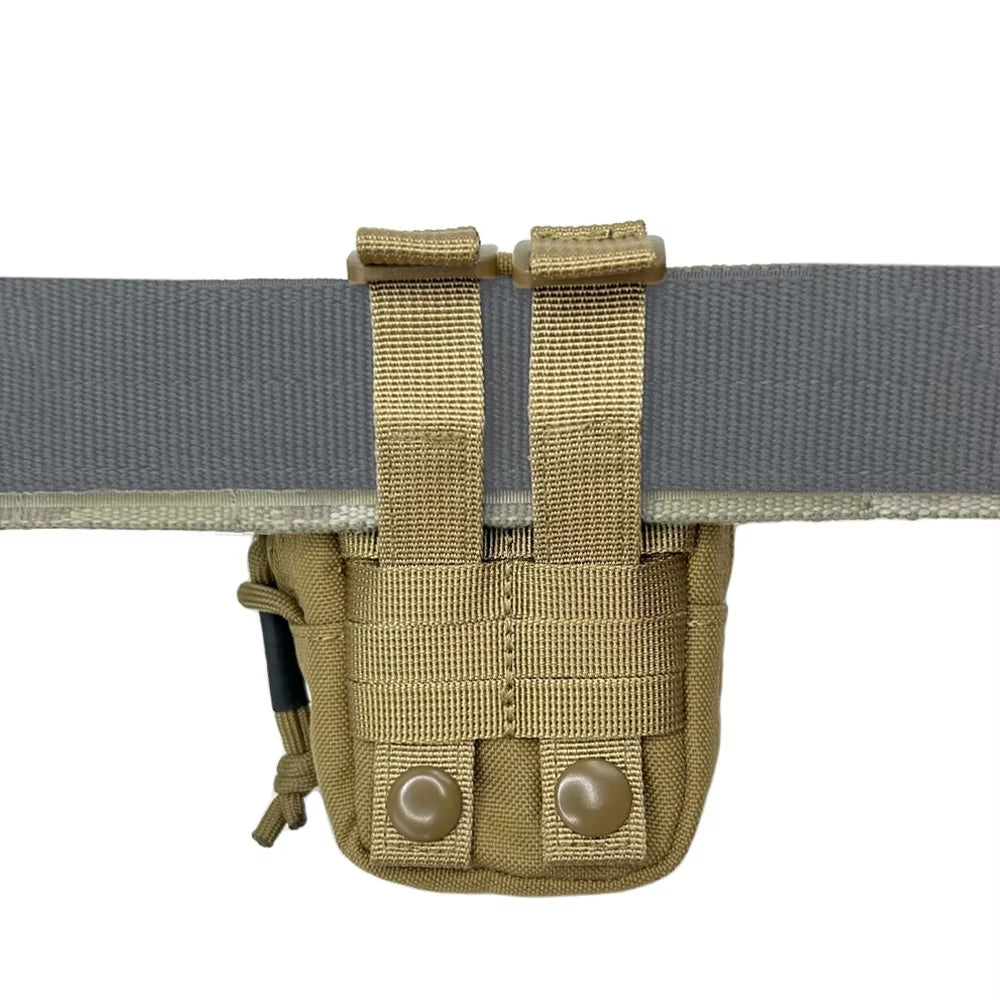 Tactical Disposable Glove Pouch Nylon Duty Belt EMT Bag Molle Accessory for Hunting Outdoor Sports