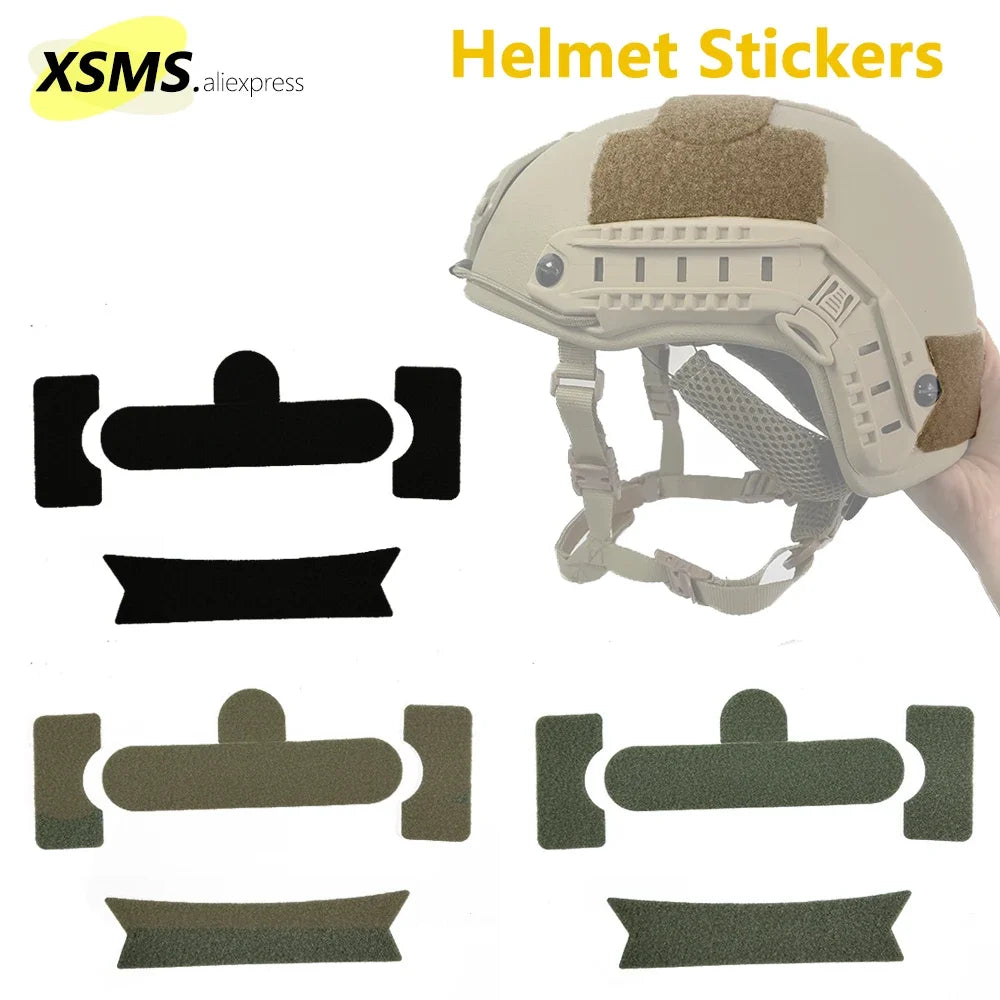 FAST Helmet Patches – Hook & Loop Magic Stickers, No Hole Version for Tactical Helmets