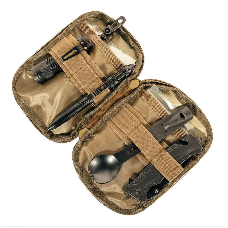 Small MOLLE EDC Pouch Tactical Waist Bag First Aid Kit Phone Case Holder Outdoor Hunting Hiking Storage Pouch