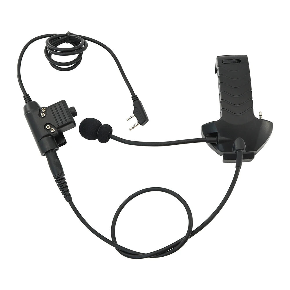 2023 New Tactical Headset Electronic Shooting Earmuff Adapter External Microphone Kit for Walkerrazor Electronic Earmuffs