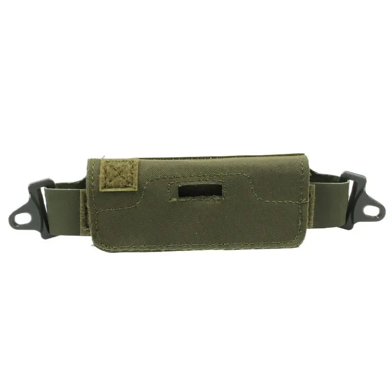 Tactical Helmet Accessory Bag for Weight Distribution Battery Storage and Gear Organization Compatible with FAST BJ PJ MH