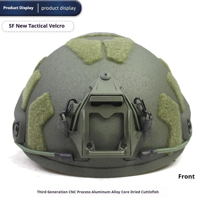 1.5KG FAST Fiberglass Tactical Helmet, SF Wendy Suspension Military Helmet for Airsoft Training & Combat